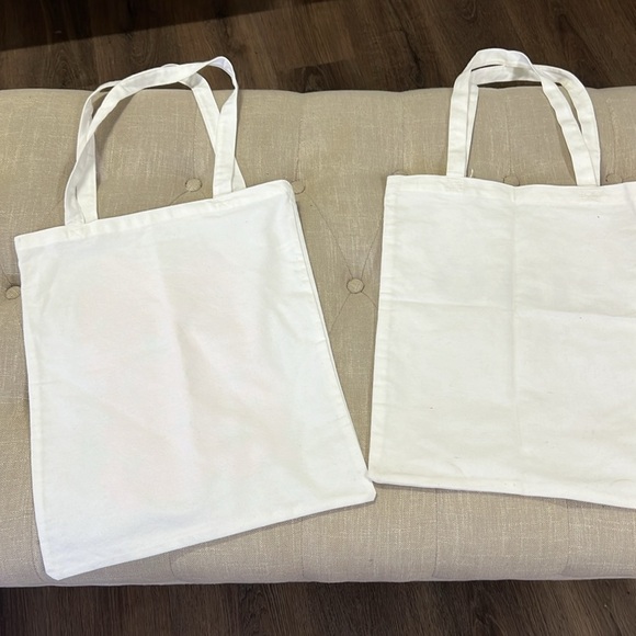 Lot of Two MOTHER “CIAO” Canvas Tote Bags Market Bags Book Bags - Picture 4 of 7